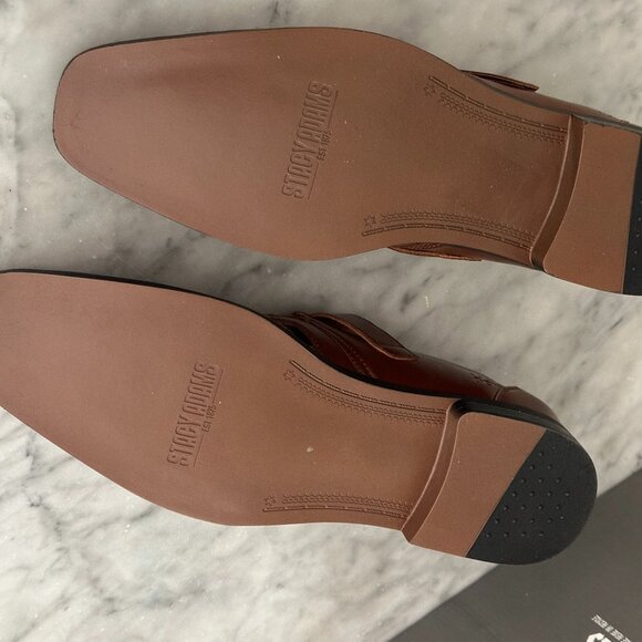 Stacy Adams "Calax" Dress Sandal - Size 13 M - Rich Cognac Brown - NEW! - Picture 11 of 15